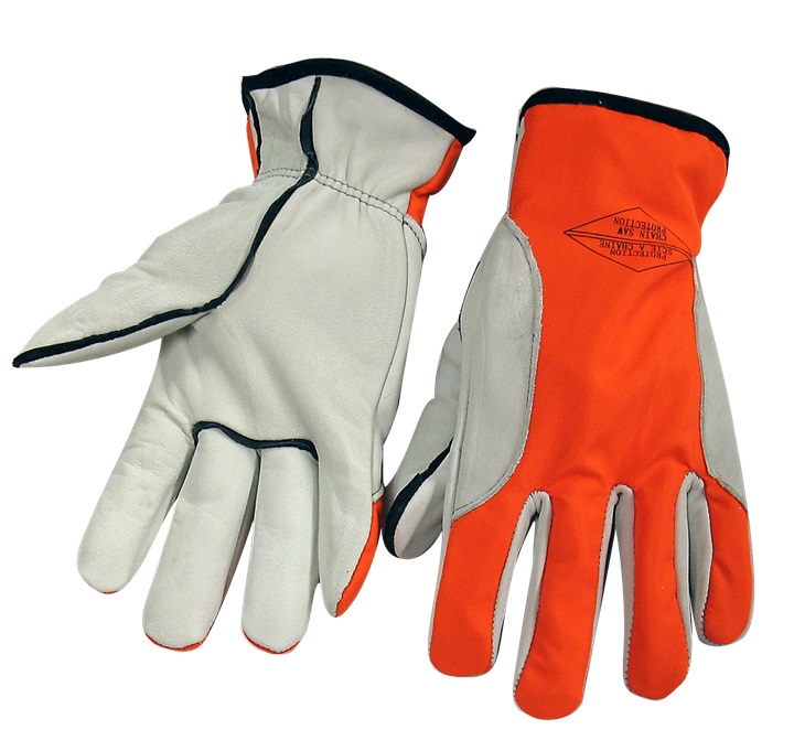 Oregon Fiordland Gants Protection Tronçonneuse Hiver 295485/L - Cuir Et Velcro